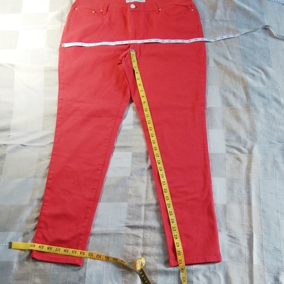 G by Giuliana Rancic tangerine jeans size 16 NWOT - Picture 4 of 6